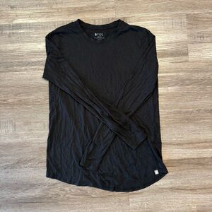 Figs Black Long-Sleeve Underscrub Shirt Sz XS